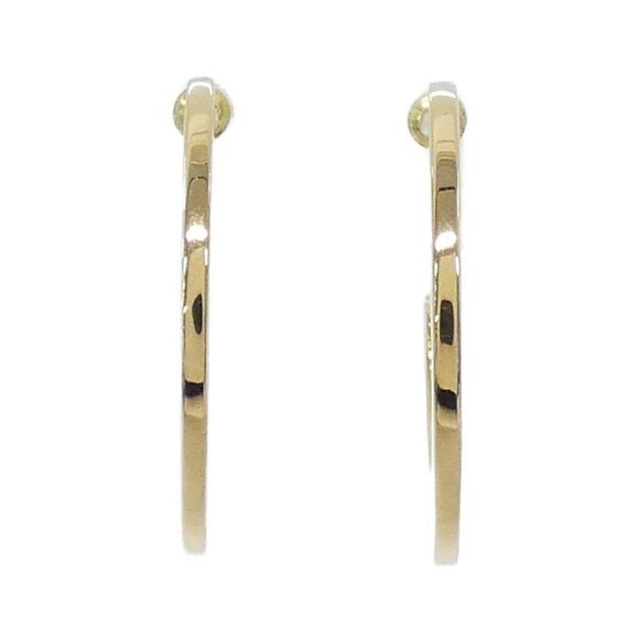 #107 - Chanel Gold/Crystal Hoop Earrings - ABD144 - Picture 5 of 6